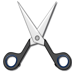 Grafik: Ausschneiden cut Schere Scissors